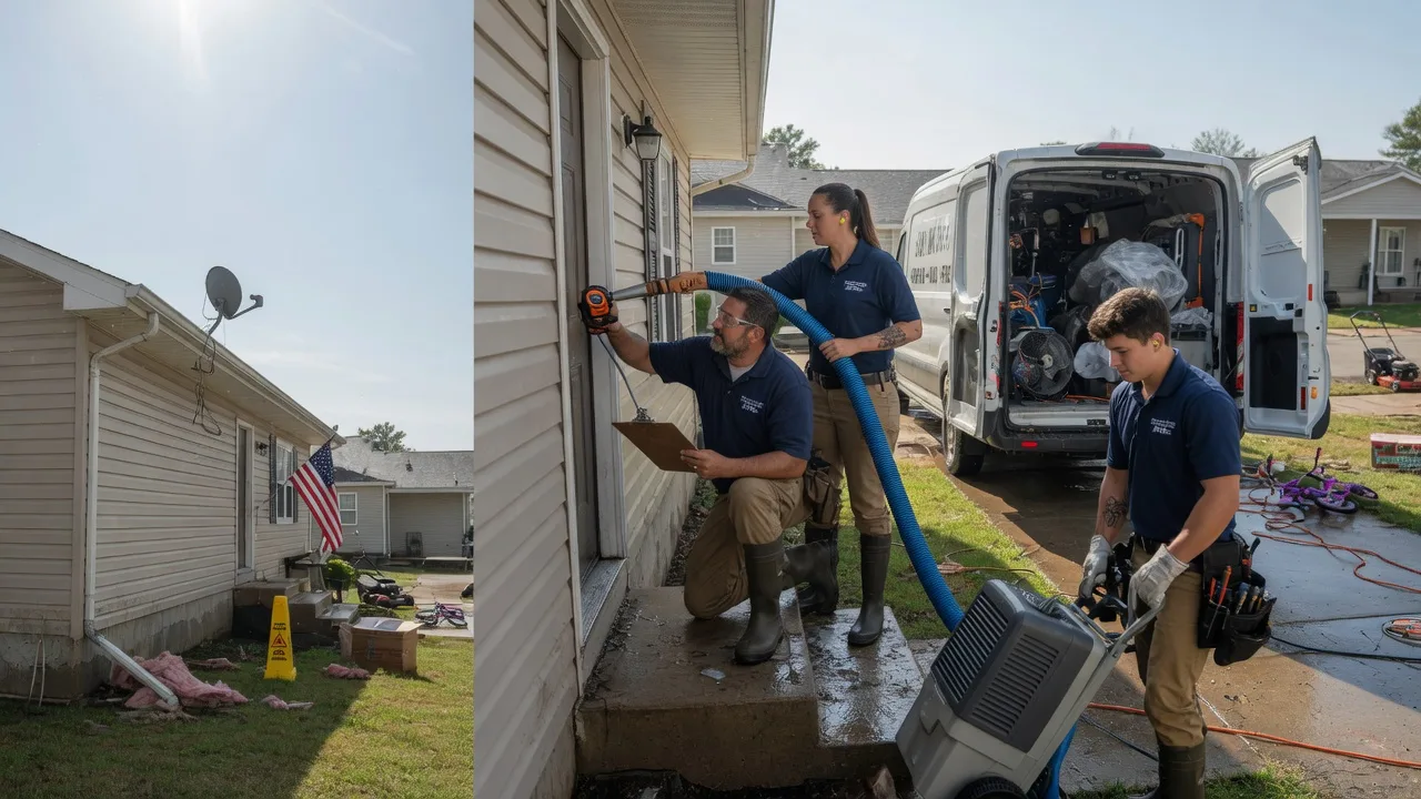 Ceiling Water Damage Restoration in Carlos, MN near me
